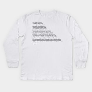 William Gibson Quotes Kids Long Sleeve T-Shirt